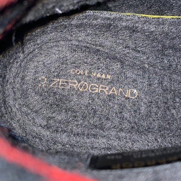 Like New Cole Haan 2.0 Zerogrand Lace-Up Hiker Style Boots Buffalo Check Size 5 - Picture 7 of 7